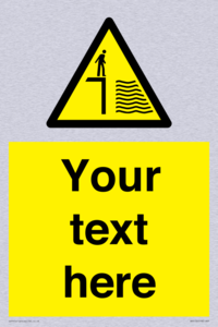 Custom Deep Water Sign